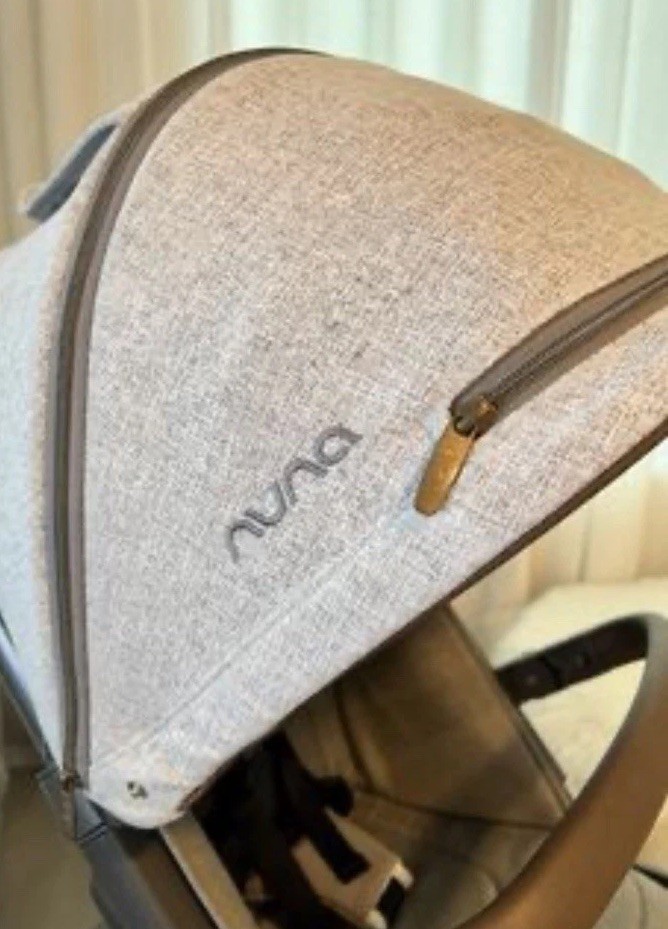 Nuna Demi Next Stroller Canopy Replacement Grey NEW