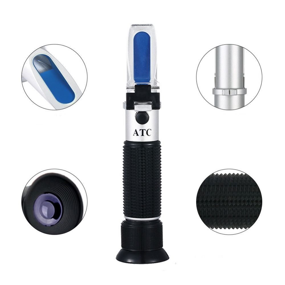 Hand Held Wine Content Tester Alcometer Wine Sugar Refractometer Spirits Tester