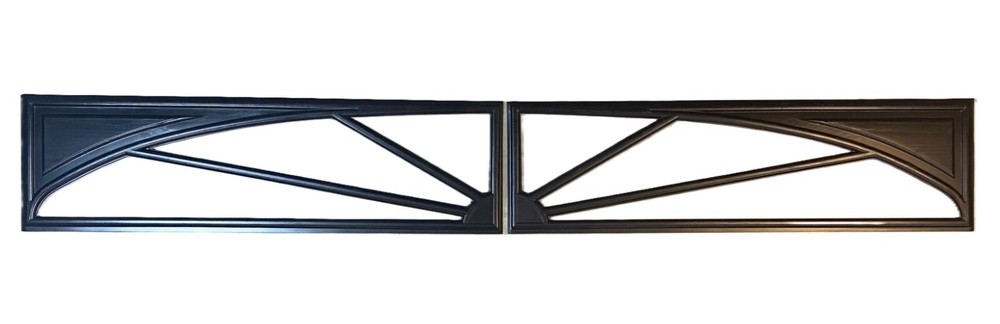 4 Amarr Sunray Replacement Inserts Long Panel Amarr & Pella Garage Doors Black