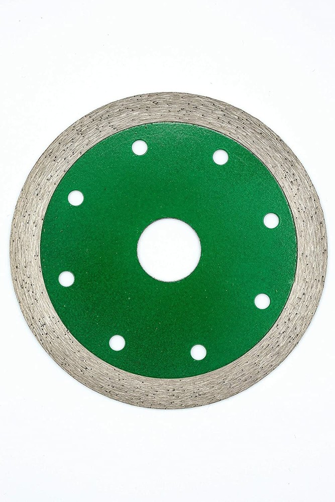 TechDiamondTools 4.5" Diamond Continuous Light Saw Blade for Cutting Ceramic