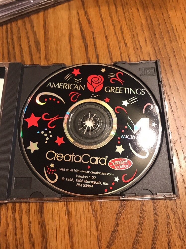 MICROGRAFX American Greetings CreataCard SE Windows Software Ships N 24h