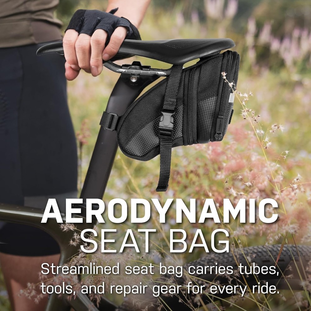TC2261B Aero Wedge Pack with Strap Mount, Medium, black