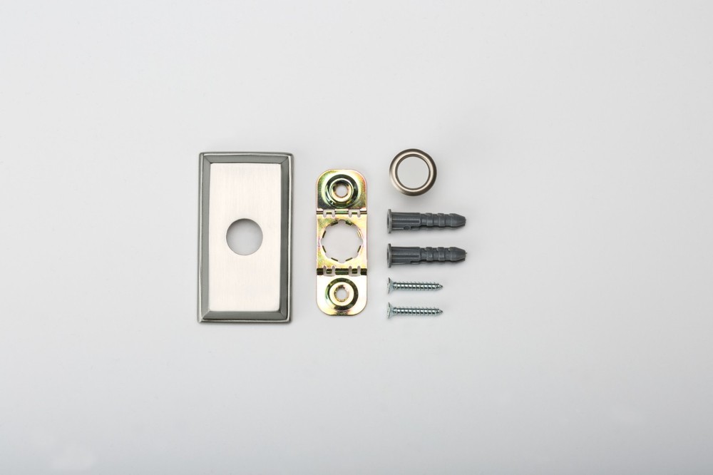 Baldwin 4860 3" x 1-1/2" Illuminated Rectangular Door Bell - Bronze