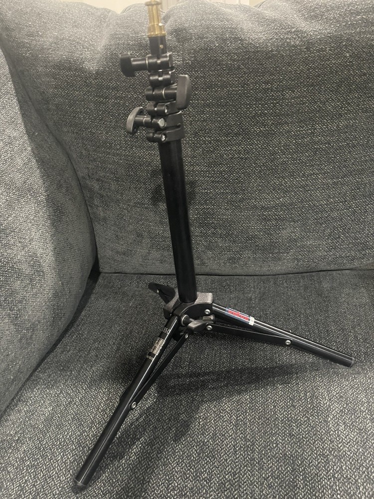 Bogen Manfrotto 3350 Mini Tabletop Tripod Camera Stand Adjustable Metal Compact