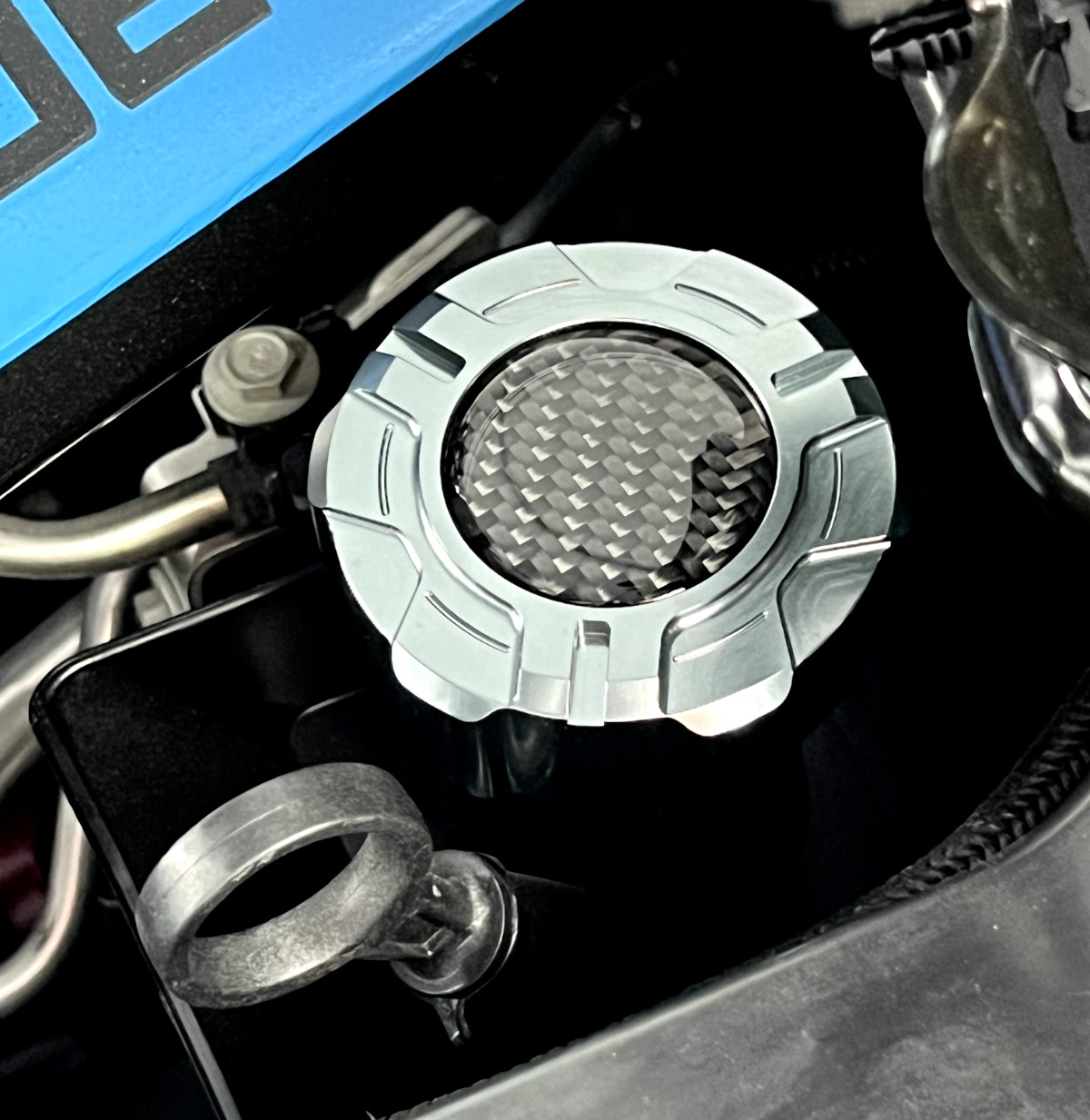 VMS BILLET 4PC ENGINE BAY CAP DRESS UP KIT FOR 20-25 CHEVY CORVETTE C8 GUNMETAL