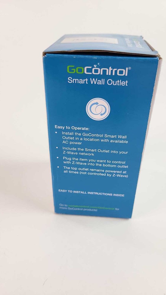 Go Control Smart Wall Switch Electrical White Z-Waves BRAND NEW