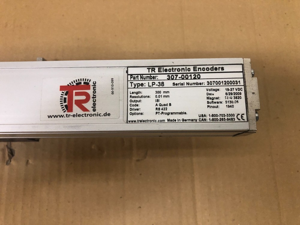 TR Electronic Encoder 307-00120, LP-38 300 mm.