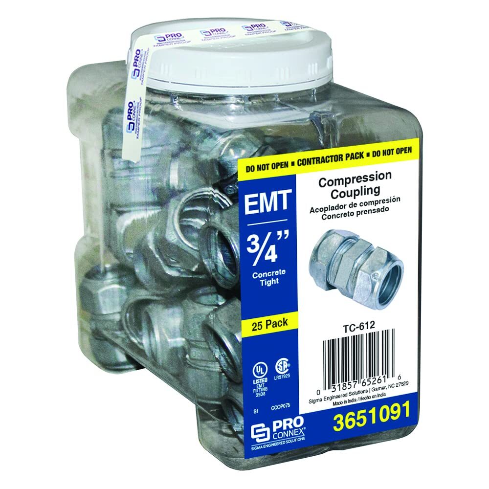 Sigma Electric, Silver, Sigma Engineered Solutions ProConnex TC-612 EMT