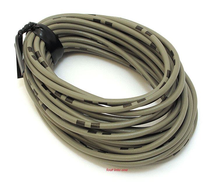 OEM Colored Electrical Wire 18 Gauge - 13' Roll - Grey