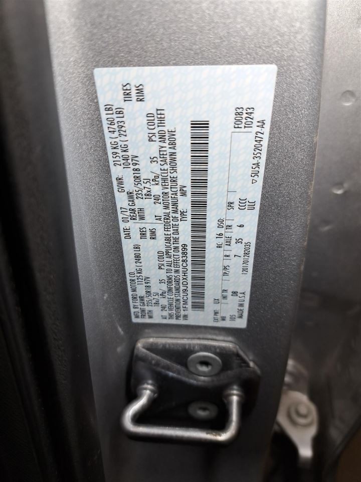 2017 Escape Amplifier Sku#4430372