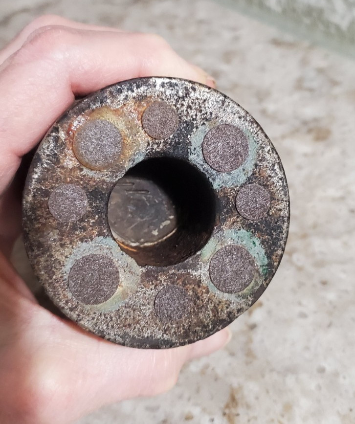 Antique Cast Iron Scale Weight - 5 pound