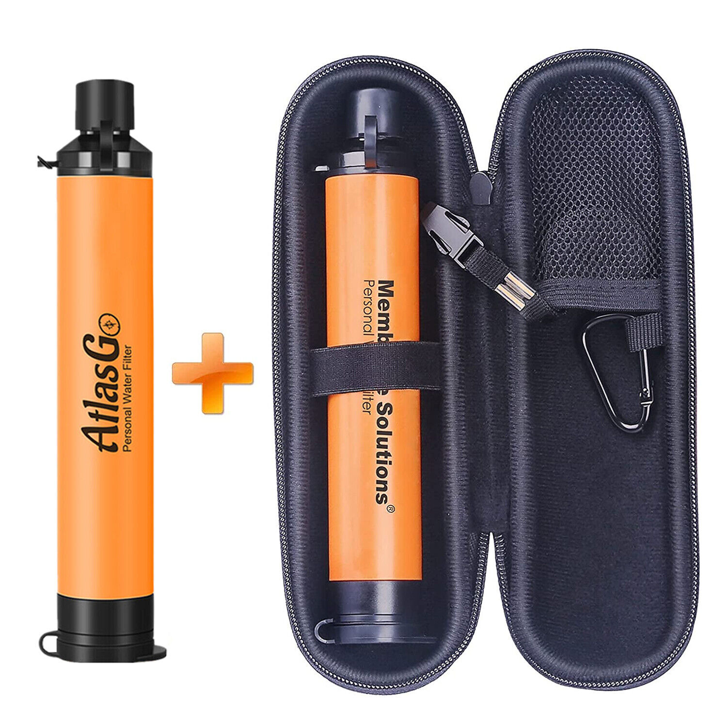 Portable Water Filter Straw Outdoor F Camping Hiking Emergency Survival Prepping