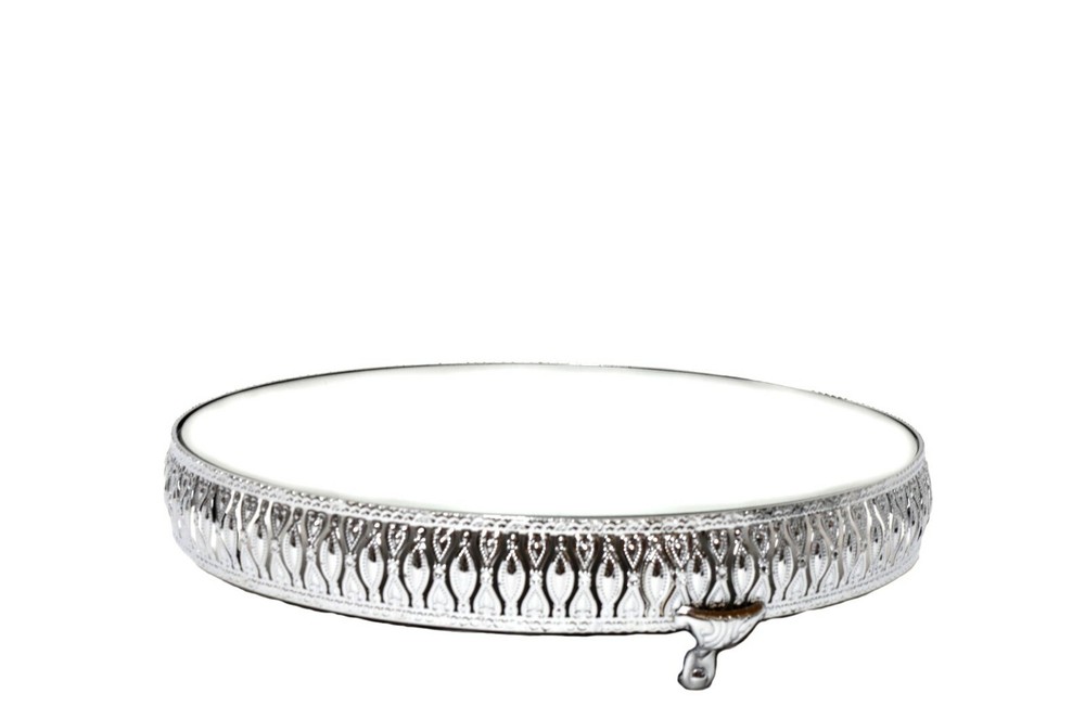 Wedding Cake Stand Mirror Top 3 Pieces Set