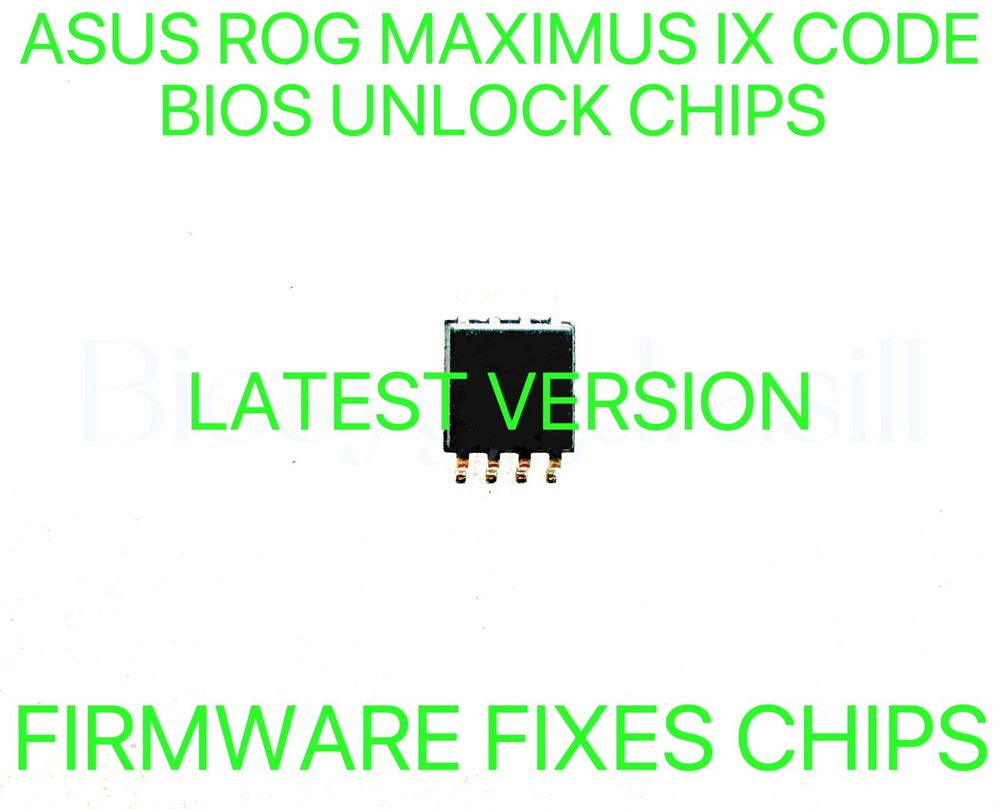 ASUS ROG MAXIMUS IX CODE, NO PASSWORD FIRMWARE BIOS CHIP LATEST VERSION