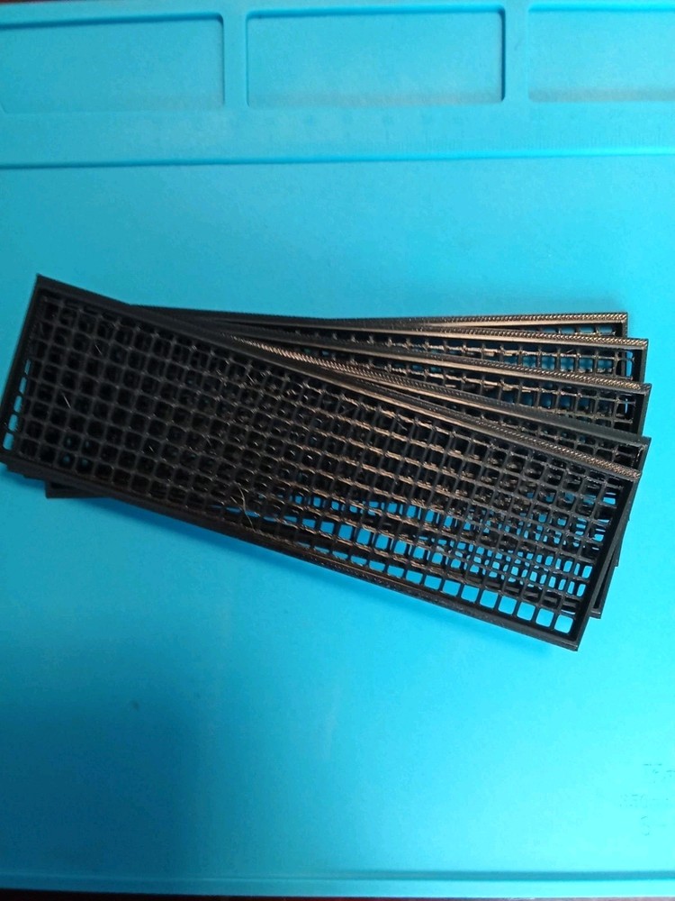 Input/Output Shield Mesh Replacement 5 Pack, I/O Shield Black Mesh 5 Pack