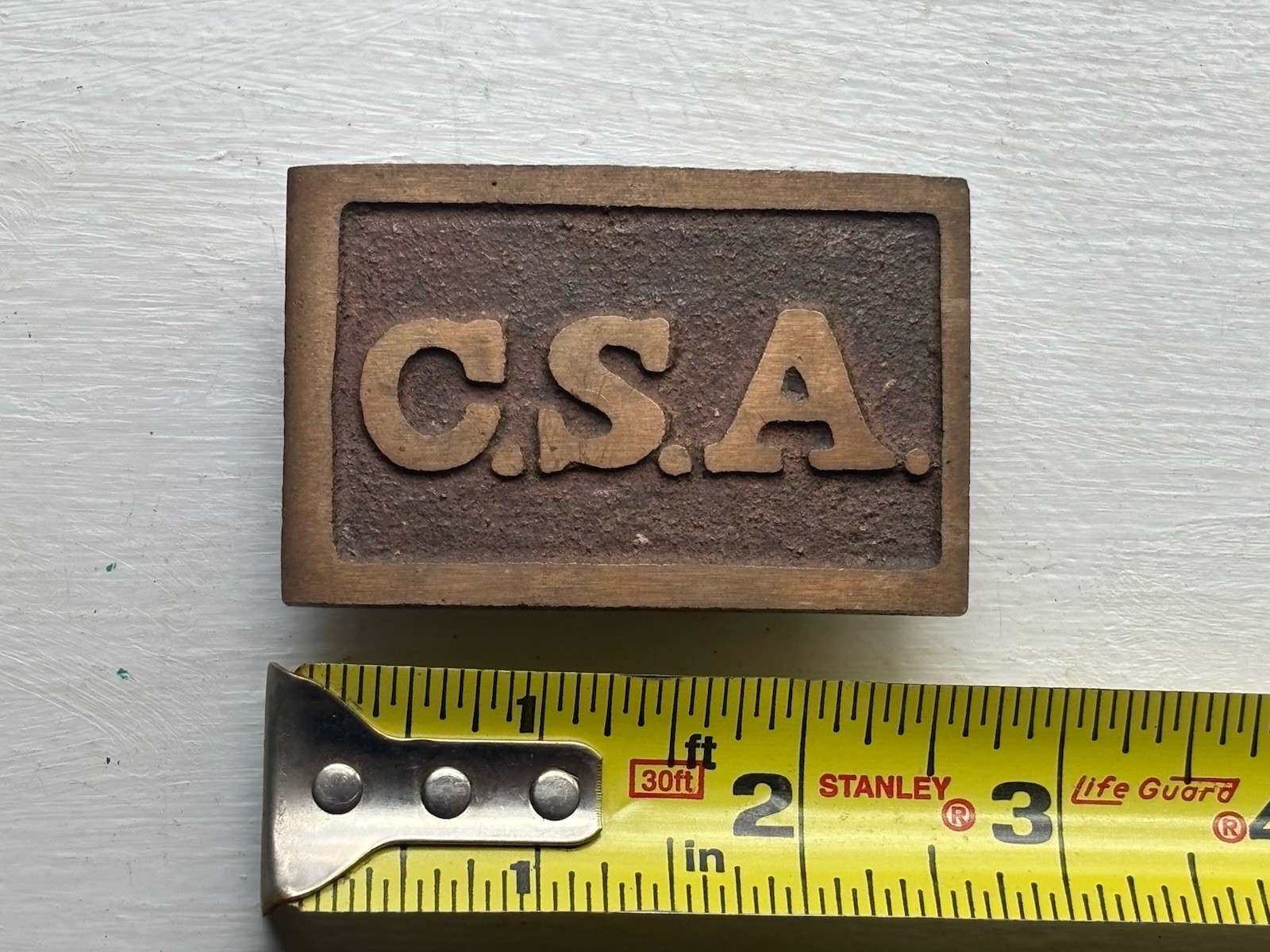 EARLY CONFEDERATE CSA BUCKLE REPRODUCTION