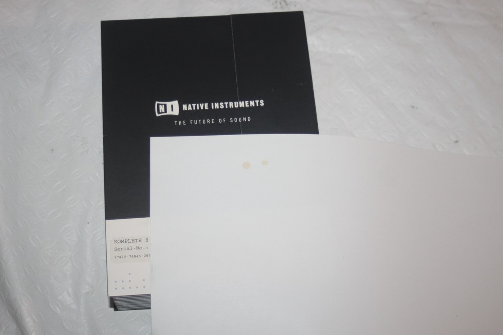 The Komplete 8 Instruments & Effects Collection Discs (Educational Version)