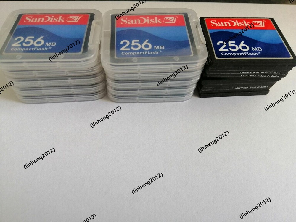 20PCS  Sandisk  256MB  Compact Flash Card 256MB CF Memory card SDCFB/SDCFJ