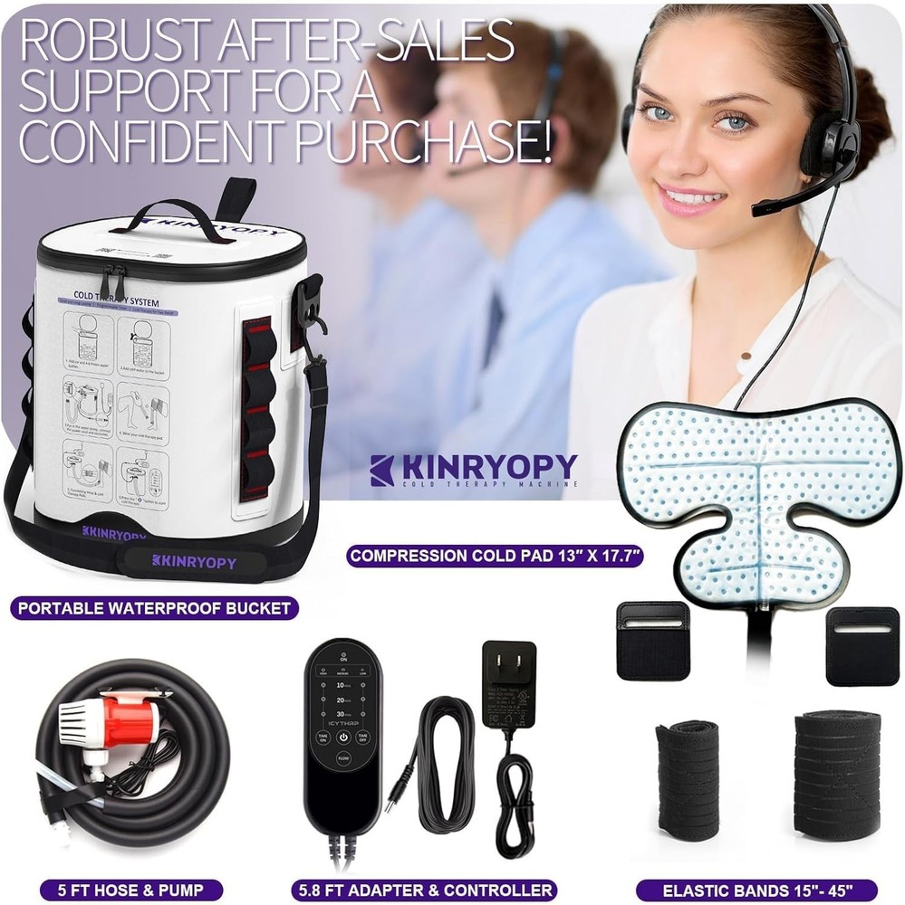 Cold Therapy Machine Shoulder Ice Therapy System Timer Quiet Portable