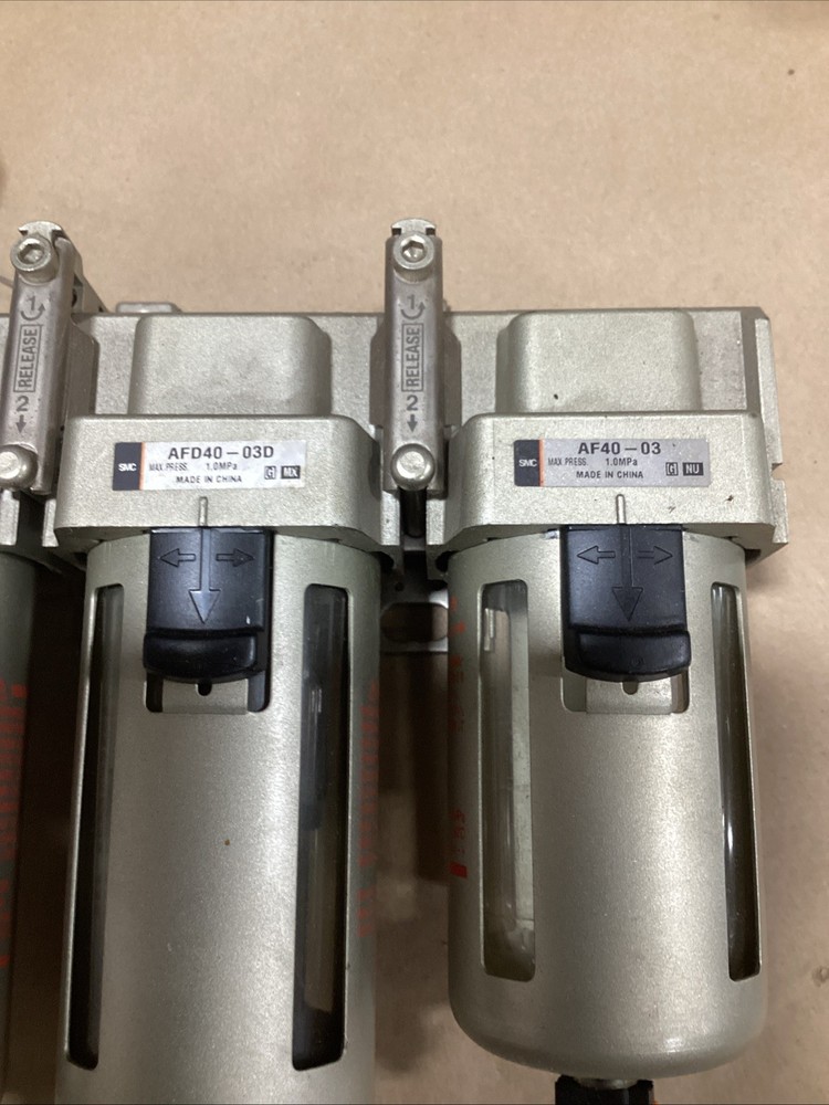 SMC Pneumatic Air Regulator/Filter Set- see description for part numbers