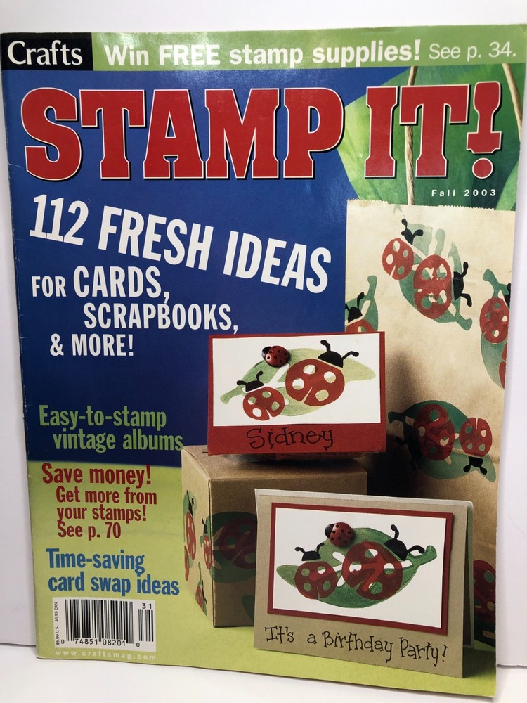 PAPERCRAFTS, STAMP IT!, CREATIVE STAMPING Magazines - 5 Issues