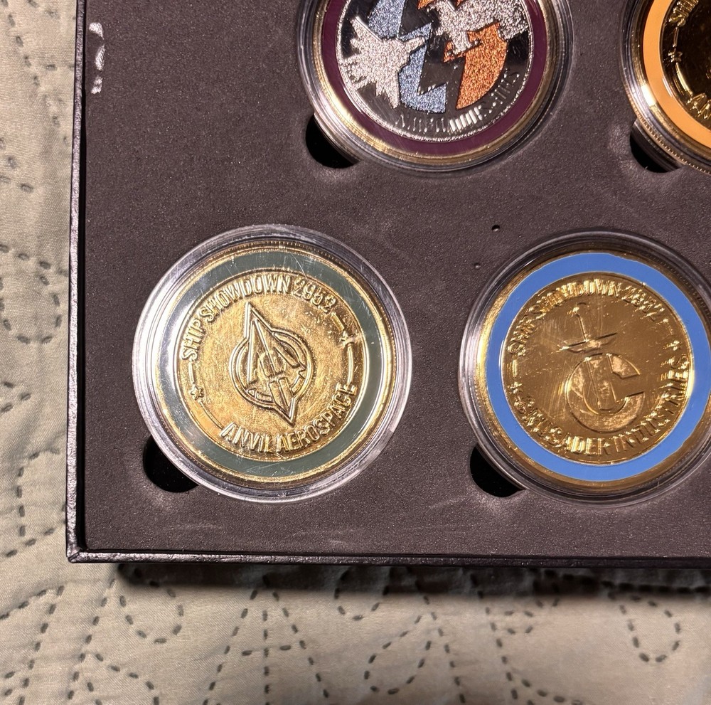 Cloud Imperium Star Citizen Ship Showdown Gold Coin Set
