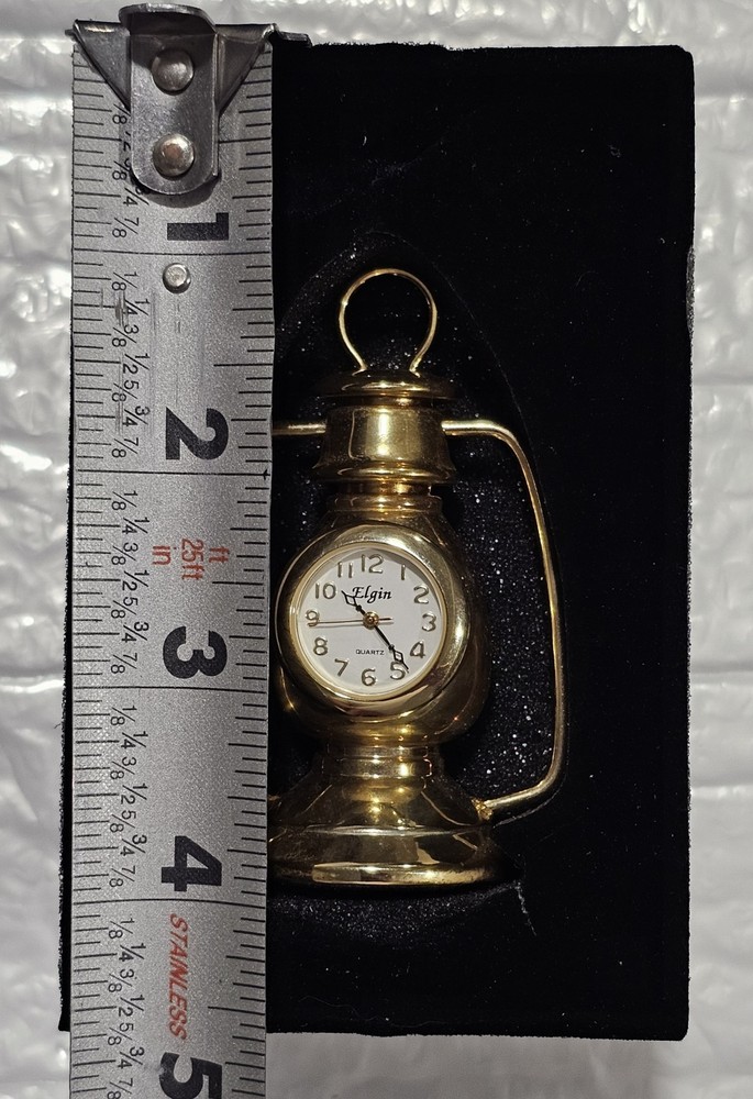 Elgin Quartz Miniature Lantern Clock