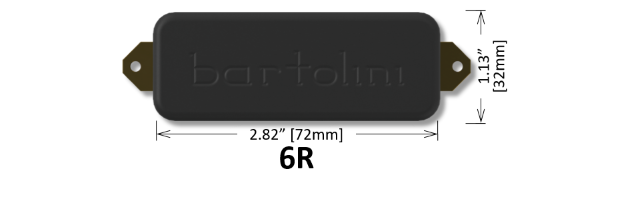 Bartolini 6R Rickenbacker Dual Coil pickup set