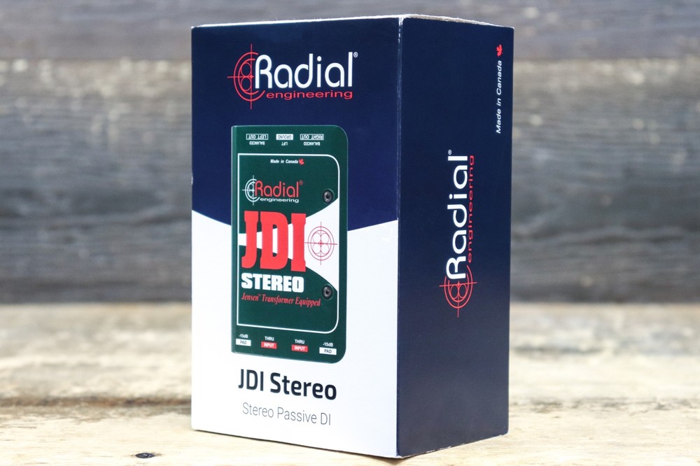 Radial Engineering JDI Stereo Jensen Transformer Equipped Passive Direct Box