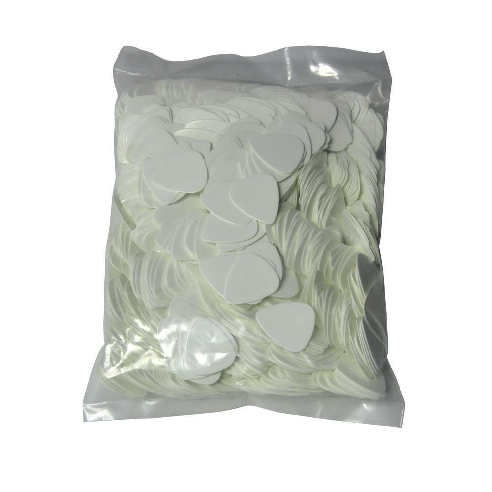 Wholesale 1000 pcs Medium 0.71mm Blank Guitar Picks Celluloid Solid White