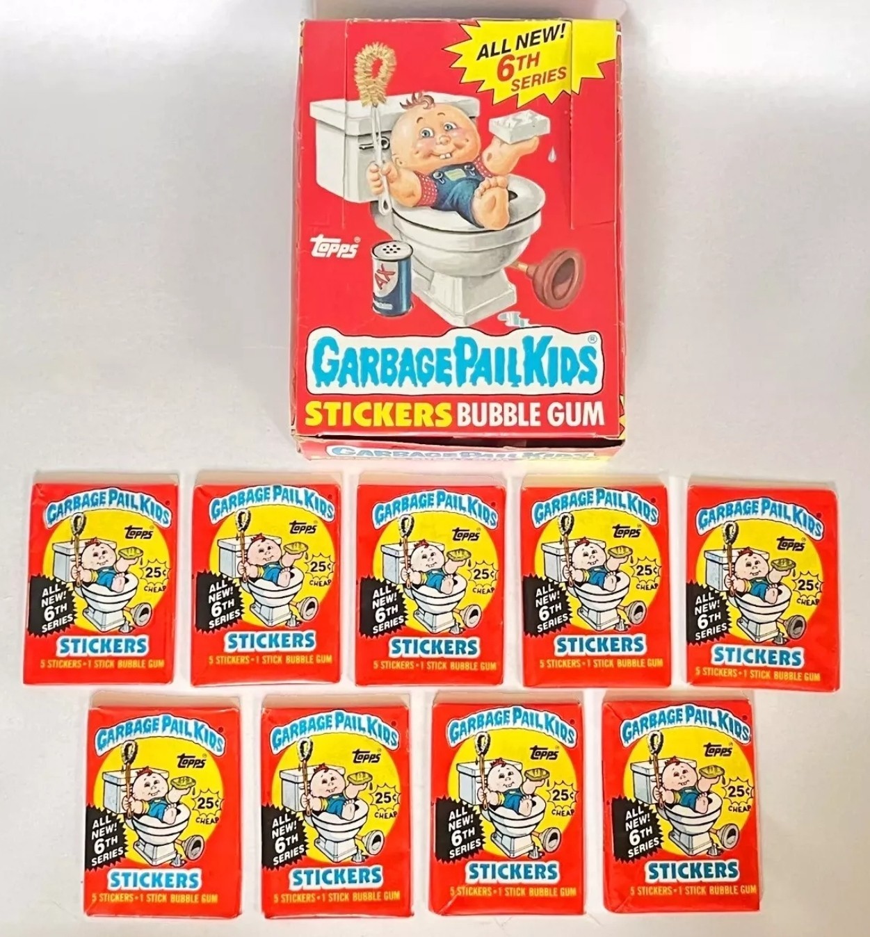 🤮Garbage pail kids OS6 Unopened Sealed Pack! GPK wax Pack Series 6 Brand New💀