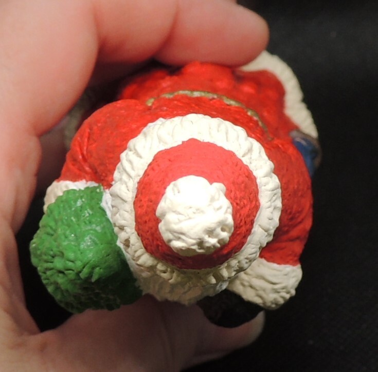 Pencil Santa Plaster Figurine