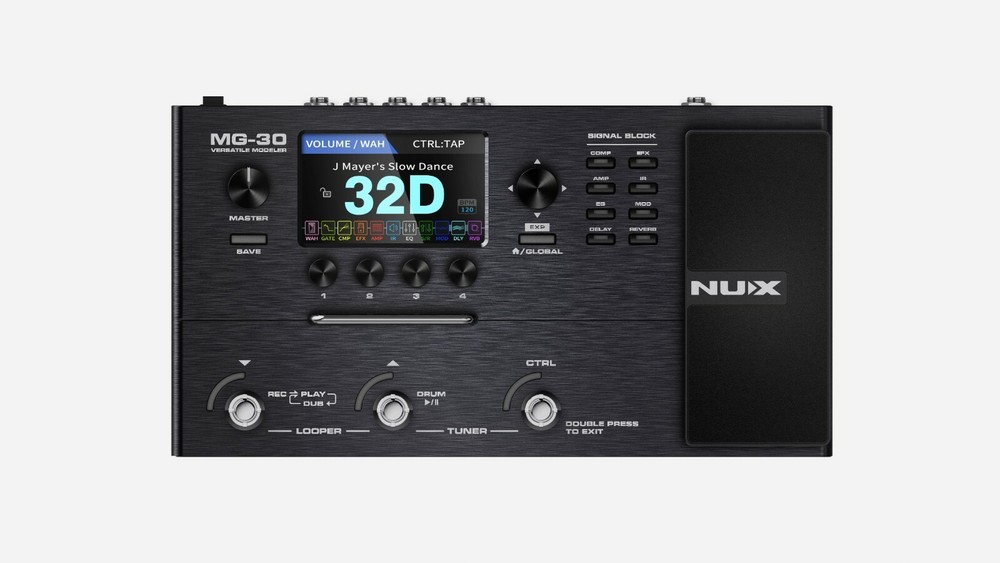 New NUX MG-30 Versatile Modeler Multi Effects Guitar Processor Pedal