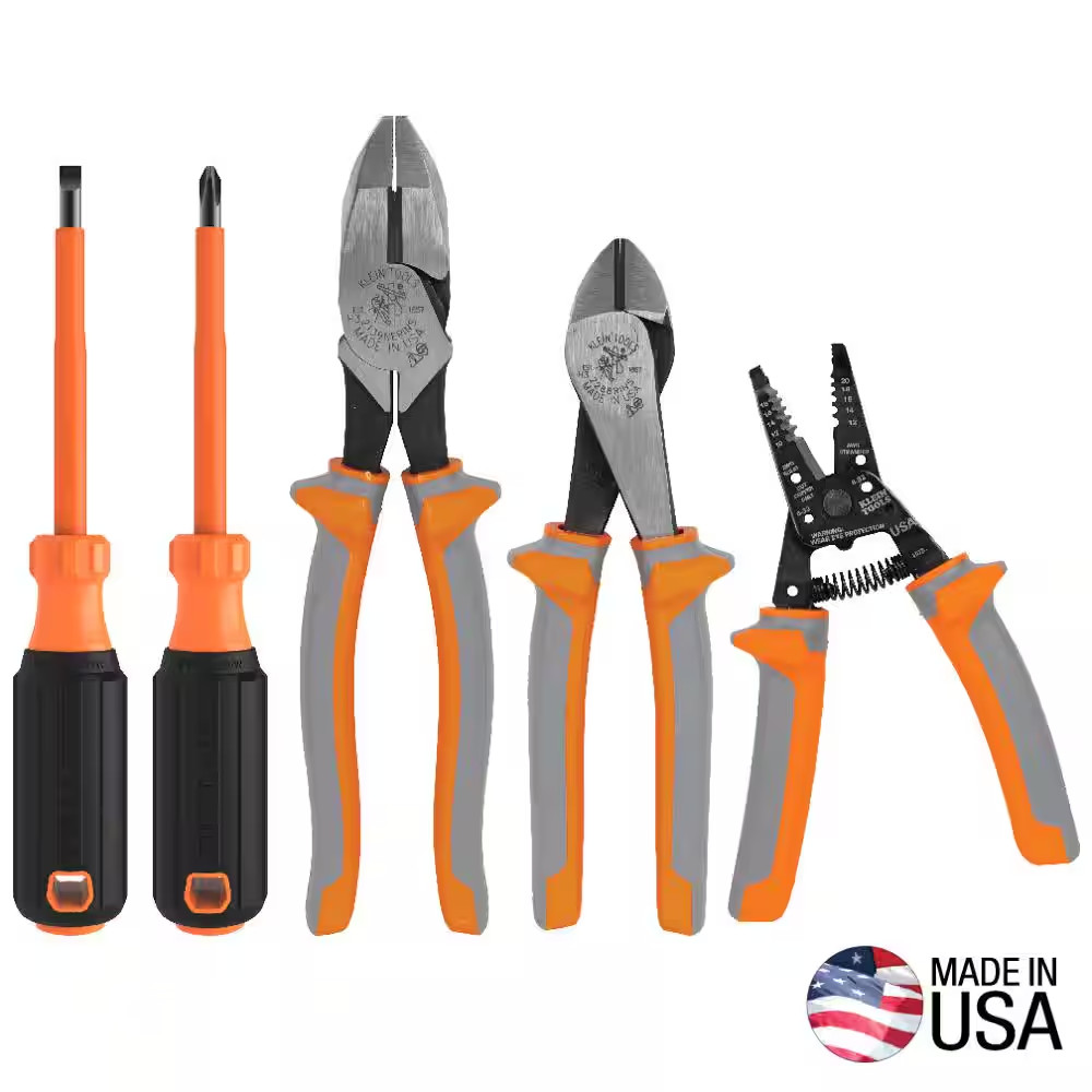 1000-Volt Insulated Electrical Hand Tool Set (5-Piece)