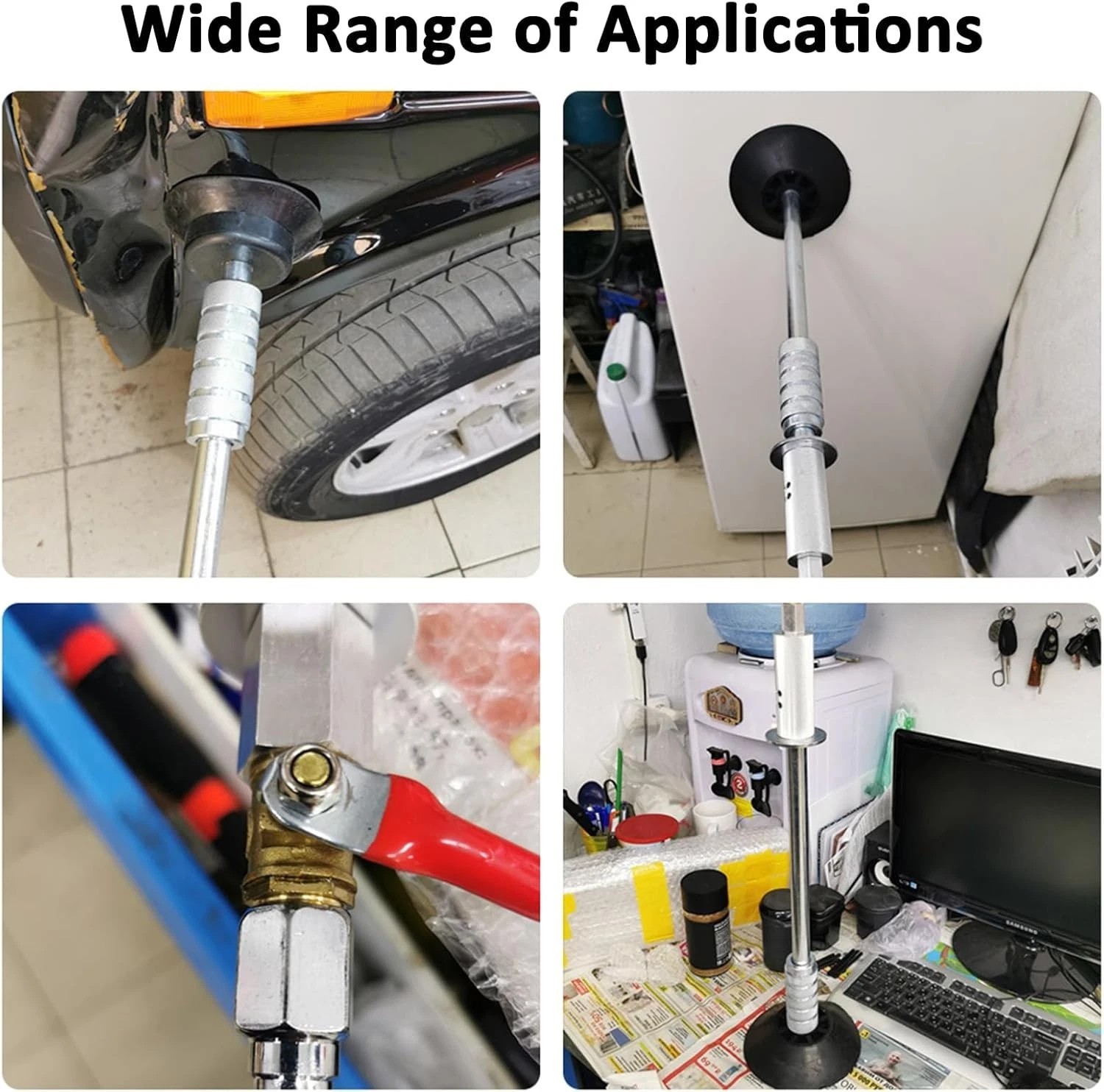 Air Pneumatic Dent Puller Car Auto Body Repair Suction Cup Slide Tool Hammer Kit