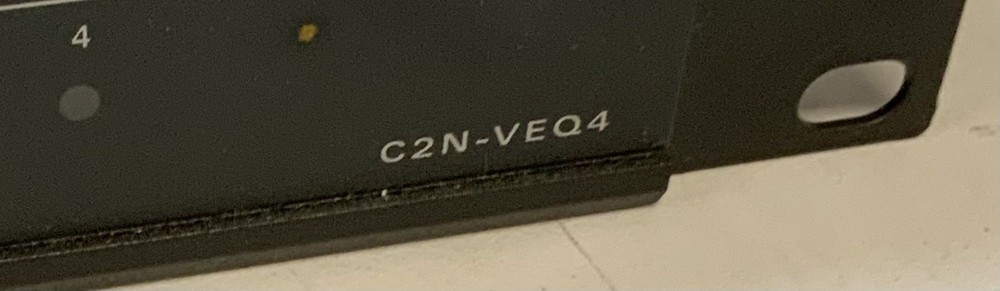 Crestron C2N-VEQ4 4 Channel Volume Equalizer Controller, Black "W1C"
