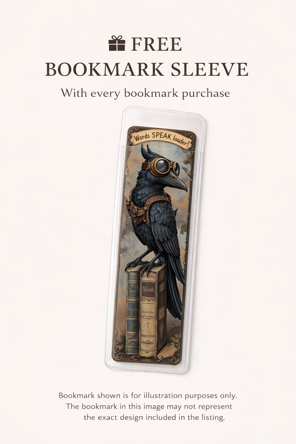 I Love Books Gothic Bookmark 2x7 Laminated Midnight Chapters 🔥❤️📖💀