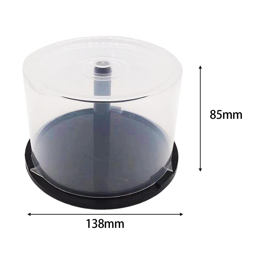 Empty CD Storage Rack Container CD Case Holder Clear Cover Accessories for