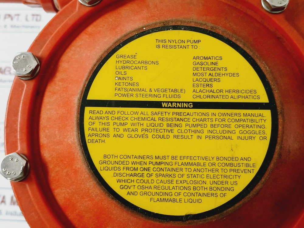 DAYTON 5UWH3 Piston Hand Drum Pump