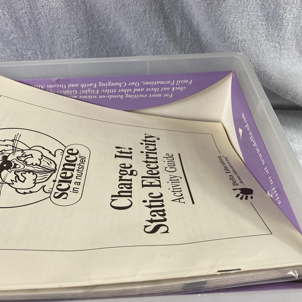 Delta Education Science In A Nutshell Charge It Static Electricity STEM Kit Comp