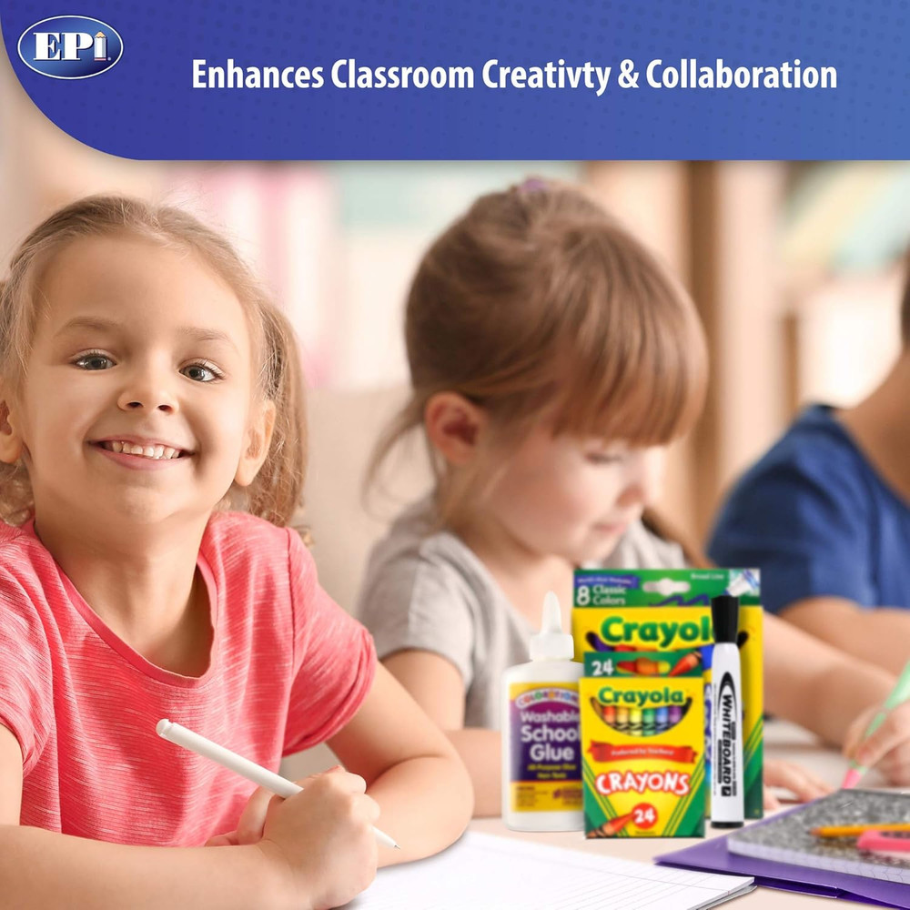 Essential School Supply Kit for Kindergarten and First Grade Students