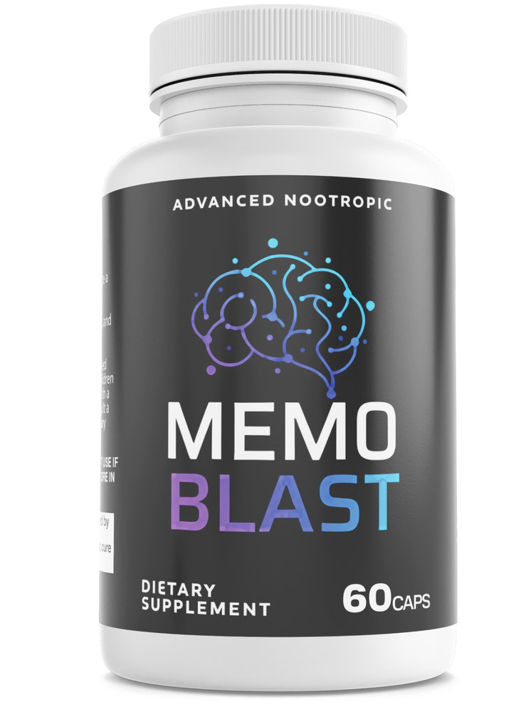 Memo Blast Advanced Mind Memory Cognitive Support Dietary Supplement 60 Capsules