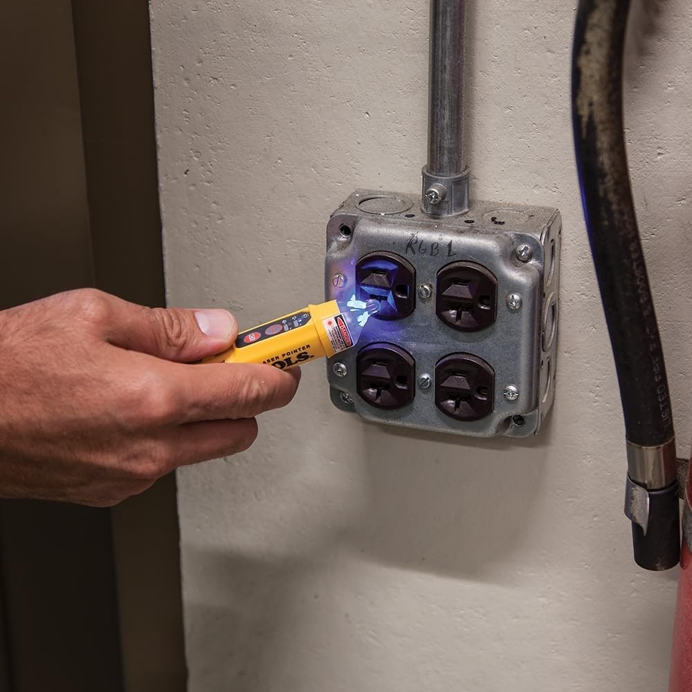 Electrical Test Kit with Non-Contact Voltage Tester Laser Pointer GFCI