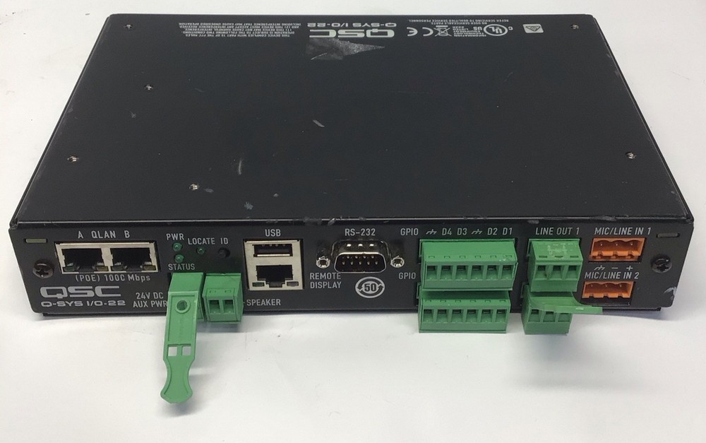 QSC Model Q-SYS I/O-22