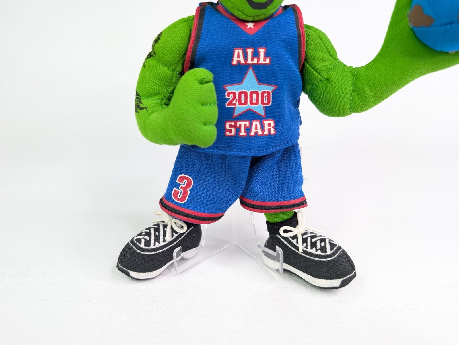 Vintage Alien Allen Iverson #3 Meanies 2000 All Star 8" Plush Figure