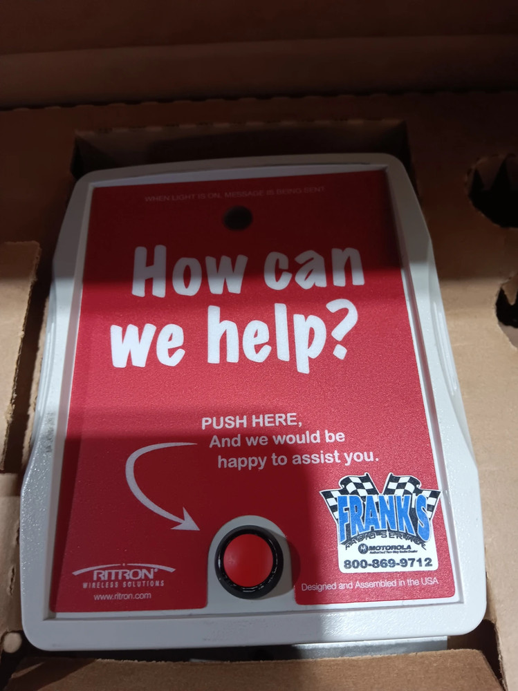 RITRON RQA-151 Wireless Call Button Box - How Can We Help?