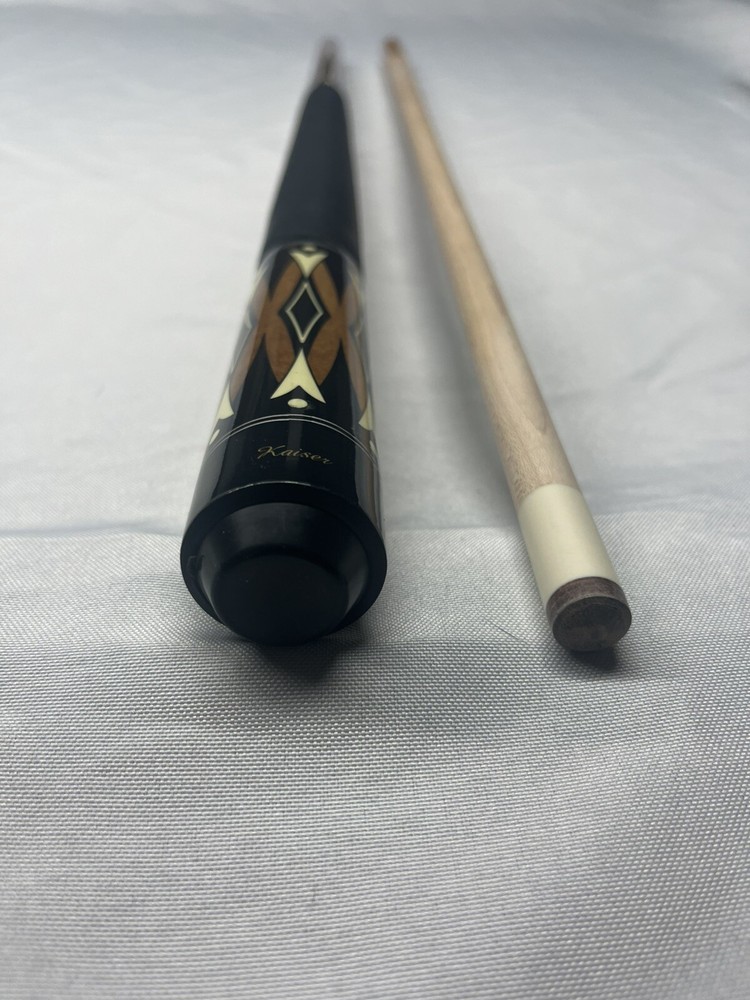 Kiaser Pool Cue Maple Shaft 2 Piece Playing Stick K245D