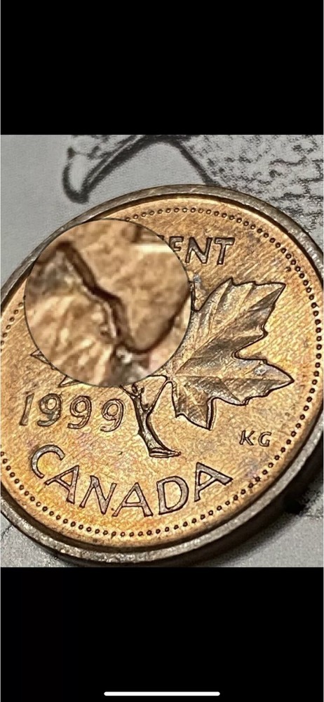 ERROR 1 CENT CANADA 1999