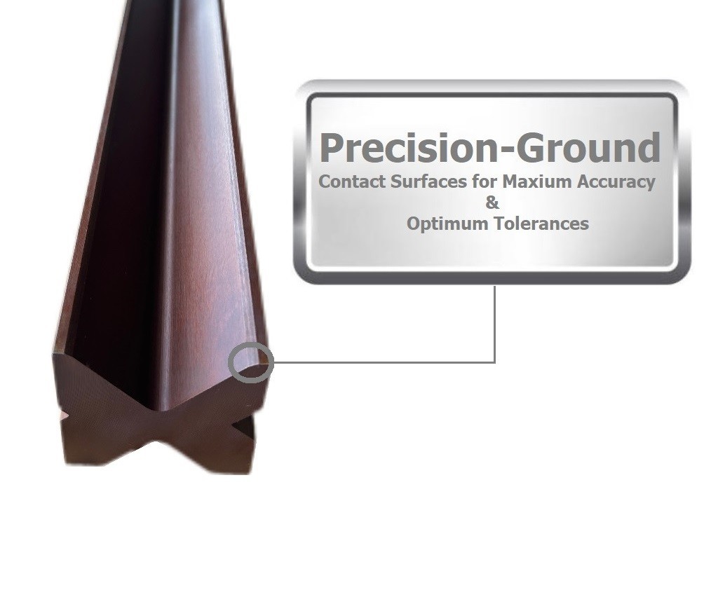 NEW 12" Press Brake Die 2.36" square. V Openings: 0.25", 0.63", 1.38" and 1.97"