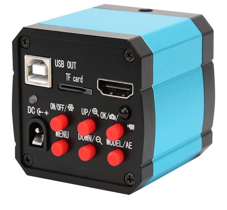 37MP 1080P 60FPS USB Industrial Microscope Camera with Conversion Adapter
